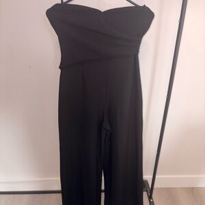 Dynamite Black Strapless Jumpsuit